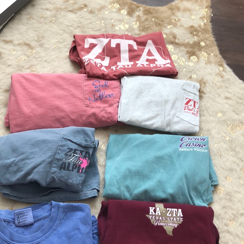 Bundle of zeta Tau Alpha shirts